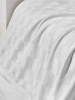 Tek Kişilik Pike Dama Hasır Desen 160x230Cm 300Gr/M2