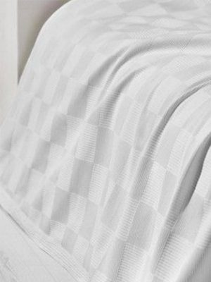Çift Kişilik Pike Dama Hasır Desen 200*230Cm 300 Gr/M2